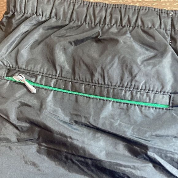 Vintage InSport Womens GoreTex Small Windbreaker Pants 80’s Black Pink & Green - Picture 15 of 16